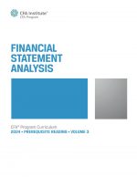 2024 CFA Programı Önkoşul Okuma Cilt 3 Finansal Tablolar Analizi