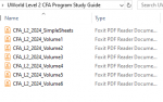 2024 UWorld Level 2 CFA Program Study Guide Notes Complete Set + Formula Sheet