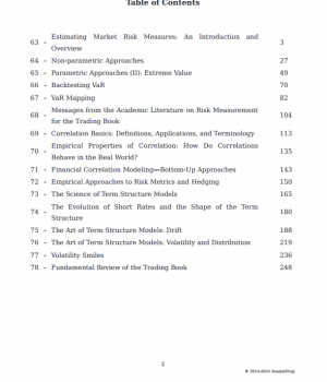 AnalystPrep FRM 第 2 部分题库 2024