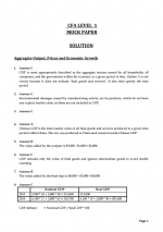 SSEI Mock Papers with Solutions CFA Level 1