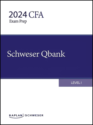 2024 Banca delle domande del CFA livello 1 (Schweser Qbank)
