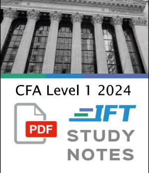 CFA Level 1 2024 IFT študijné poznámky
