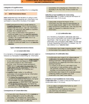FinQuiz CFA Niveau 3 2023 Opmerkingen