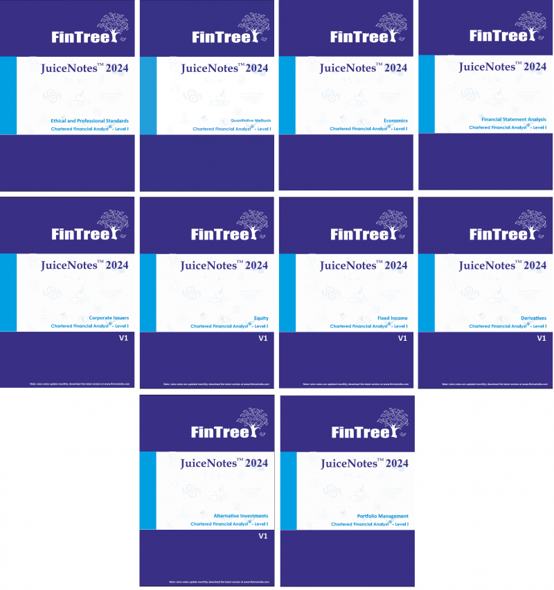 Sap Notities CFA niveau I 2024 Fintree