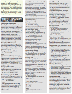 FRM 2024 Parte II Quicksheet