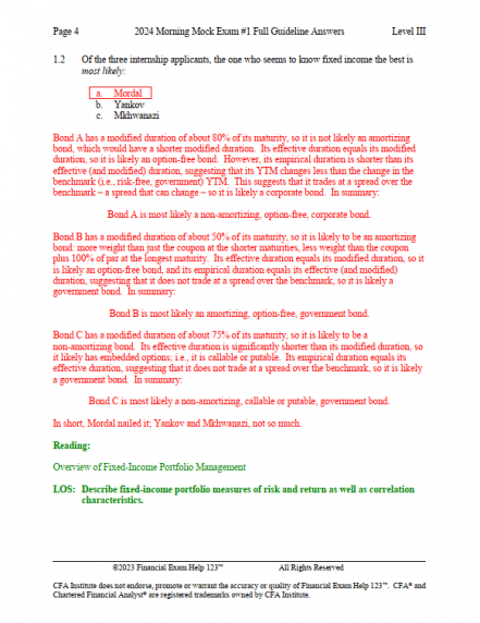 Cfa Level 3 Bill Campbell Mock Exam 2024 2023 Cfa Ebooks