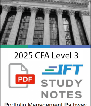 Notas de estudo do CFA Nível 3 2025 IFT: Caminho do gerenciamento de portfólio