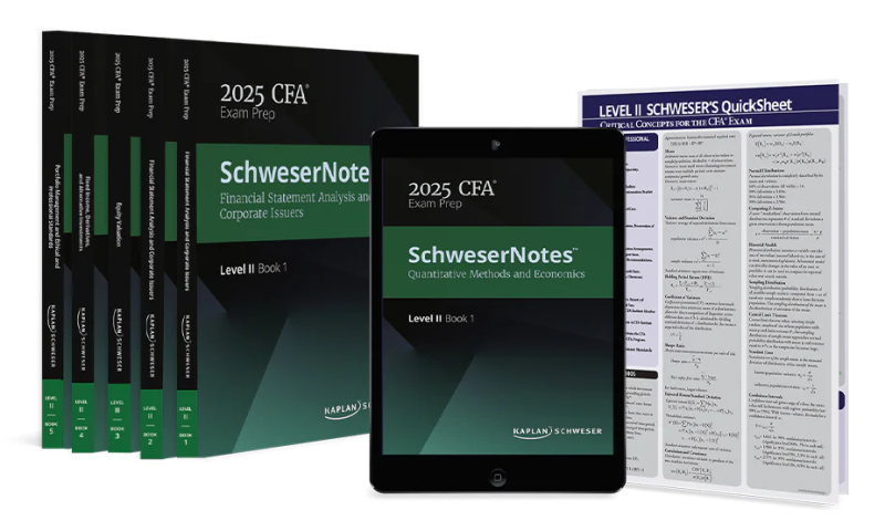 cfa_schweser_notes_level_2 2025 CFA Seviye 2 Schweser Notları + Quicksheet