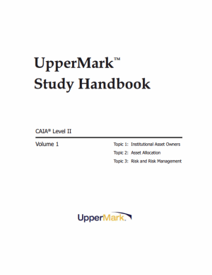 CAIA 2025 Nível 2 UpperMark Study Handbooks + Formula Sheet