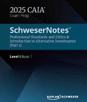 CAIA Επίπεδο 1 Σημειώσεις Schweser 2025 + Φύλλο τύπου