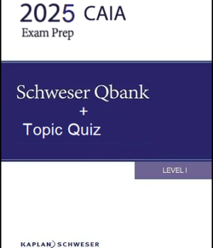 CAIA Level 1 2025 jautājumu banka + Topic Quiz