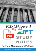 2025 CFA Level 3 IFT High Yield Study Notes: Cesta k řízení portfolia