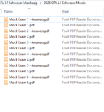 CFA 2025 Schweser Mock Exams Level 1