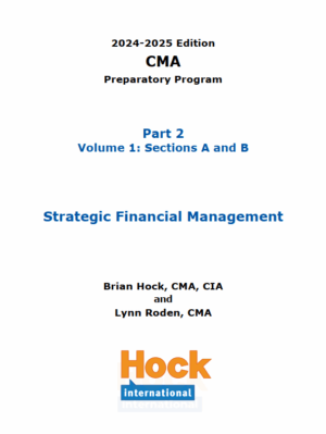 Livro de texto Hock CMA 2025 Parte 2 Gestão financeira estratégica