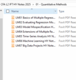 CFA 2025 IFT High Yield Study Notes Level 2