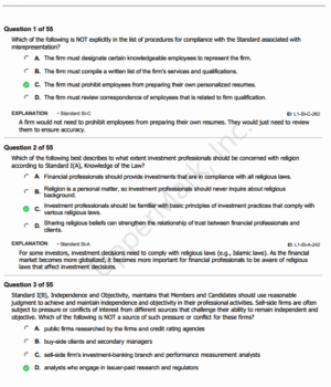 CAIA 2025 UpperMark Question Bank Level 1