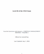 CFA 2025 AnalystPrep Question Bank Level 3 All Pathways