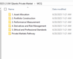 CFA 2025 UWorld Question Bank Level 3 Private Markets Pathway