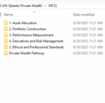 CFA 2025 UWorld Question Bank Level 3 Private Wealth Pathway