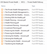 CFA 2025 UWorld Question Bank Level 3 Private Wealth Pathway