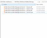CFA 2025 UWorld Mock Exam Level 3 Portfolio Management Pathway