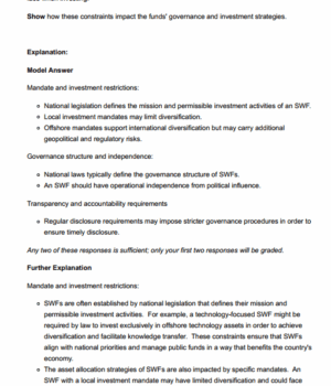 CFA 2025 UWorld Mock Exam Level 3 Private Markets Pathway