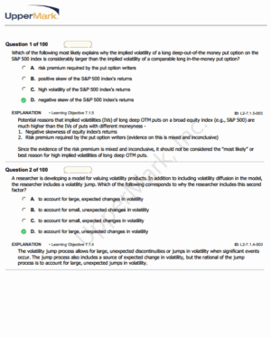 CAIA 2025 UpperMark Mock Exams Nível 2