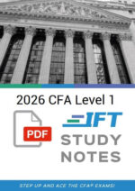 CFA 2026 Level 1 IFT Study Notes z arkuszem wzorów