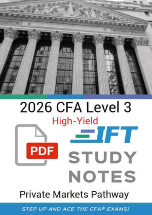 CFA 2026 IFT 高收益票據第三級私人市場課程