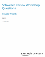 CFA 2025 Level 3 Schweser Review Workshop Private Wealth Pathway with Questions and Mind Maps
