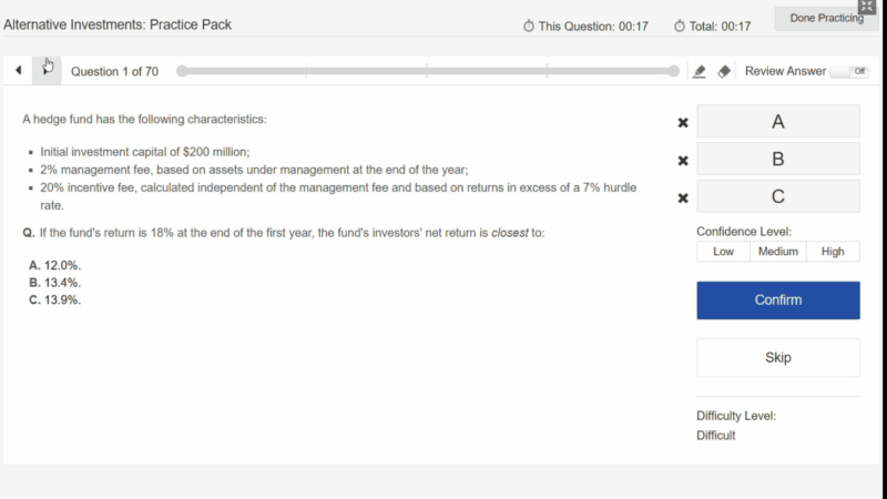 CFA 2025 Level 1 Practice Pack Questions and Answers