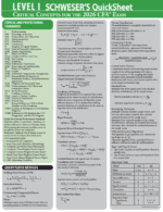 CFA 2026 Level 1 Schweser Notes with Quicksheet