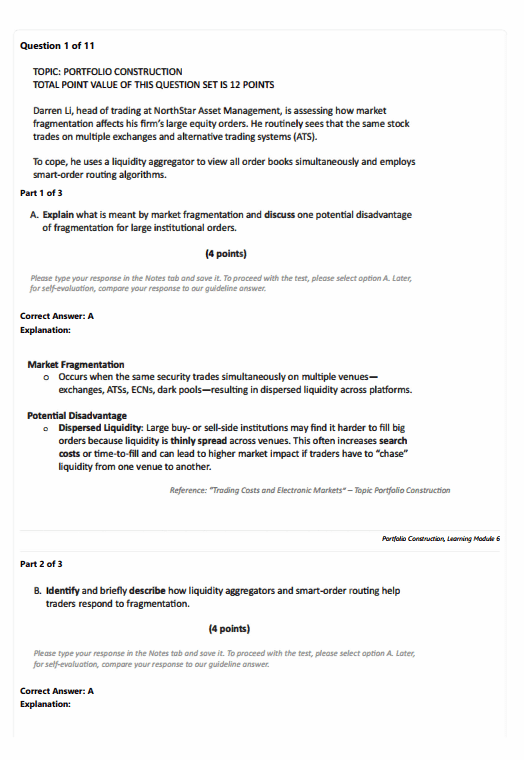 2026 CFA L3 Finquiz Portfolio Management Mock Exam CFA 2026 Finquiz Mock Exams Level 3 Portfolio Management Pathway