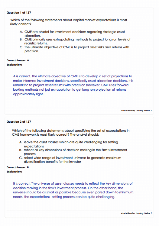 2026 CFA L3 Finquiz Portfolio Management Qbank CFA 2026 Finquiz Question Bank Level 3 Portfolio Management Pathway