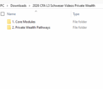 2026 CFA Level 3 Schweser Videos Private Wealth with Workbook