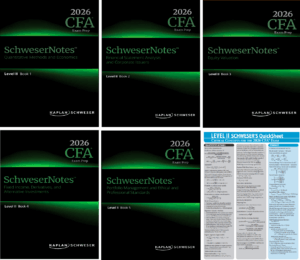 CFA 2026 Schweser Notes Livello 2 con Quicksheet