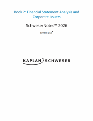2026 CFA Schweser Notes Level 2 with Quicksheet - CFA eBooks