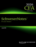CFA Level 3 2026 Schweser Notes Private Wealth + Quicksheet