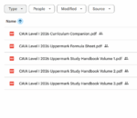 CAIA Level 1 2026 UpperMark Handbook + Formula Sheet