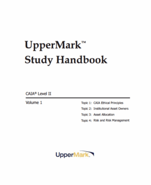 CAIA 2026 Level 2 UpperMark Handbook with Formula Sheet