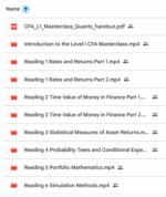 CFA 2026 Level 1 Schweser Masterclass Videos with Workbook