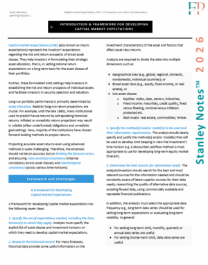 CFA 2026 Level 3 Finquiz Stanley Notes