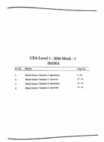 2026 CFA Level 1 Premium Mock Exam
