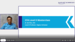 CFA 2026 Level 2 Schweser Masterclass Videos with Workbook