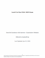 CFA 2026 AnalystPrep Question Bank Level 2