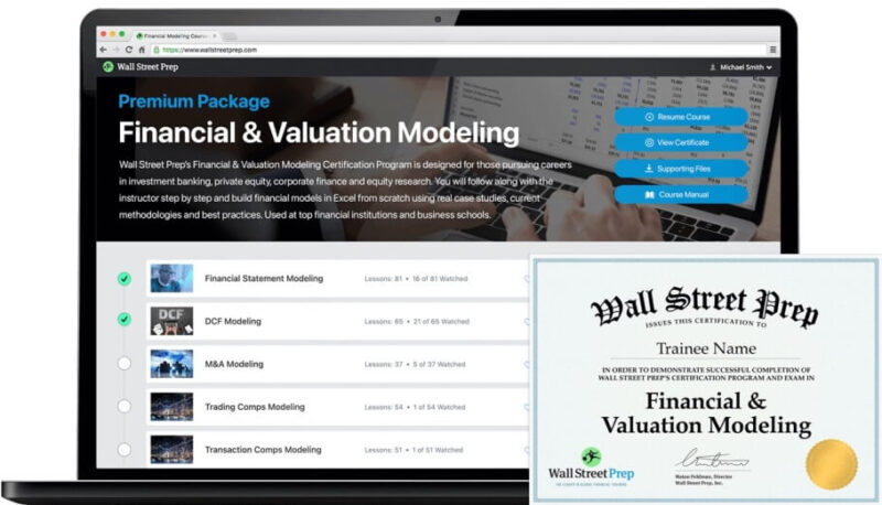 WSP-FV Wall Street Prep - Financial Planning & Analysis Modeling (CFPAM)