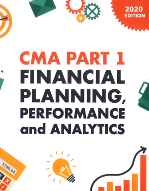CMA Изпит Академия Учебна Книга Част 1 + Лист с Формули