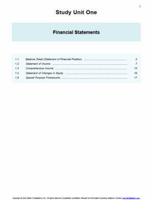 Gleim 2025 CPA Study Notes FAR