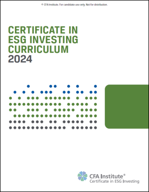 Programme du certificat en investissement ESG 2024