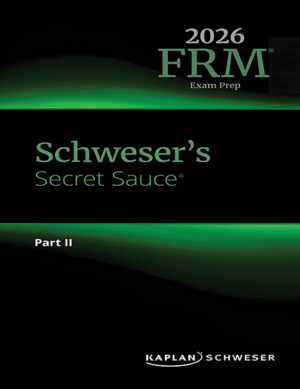2026 FRM Schweser 秘密醬料 第 2 部分